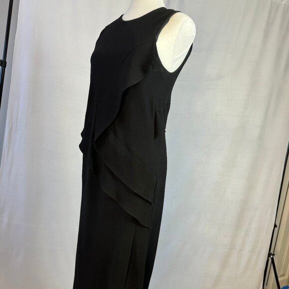 Judith and Charles Sleeveless Black Midi Dress - Picture 5 of 15